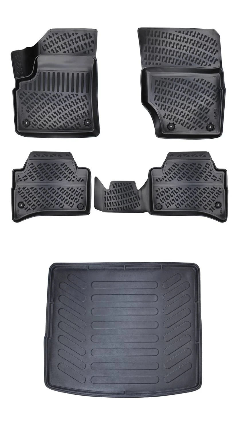 Rizline Volkswagen Touareg 2002-2006 3D Araca Özel Paspas ve Bagaj Havuzu Bmy