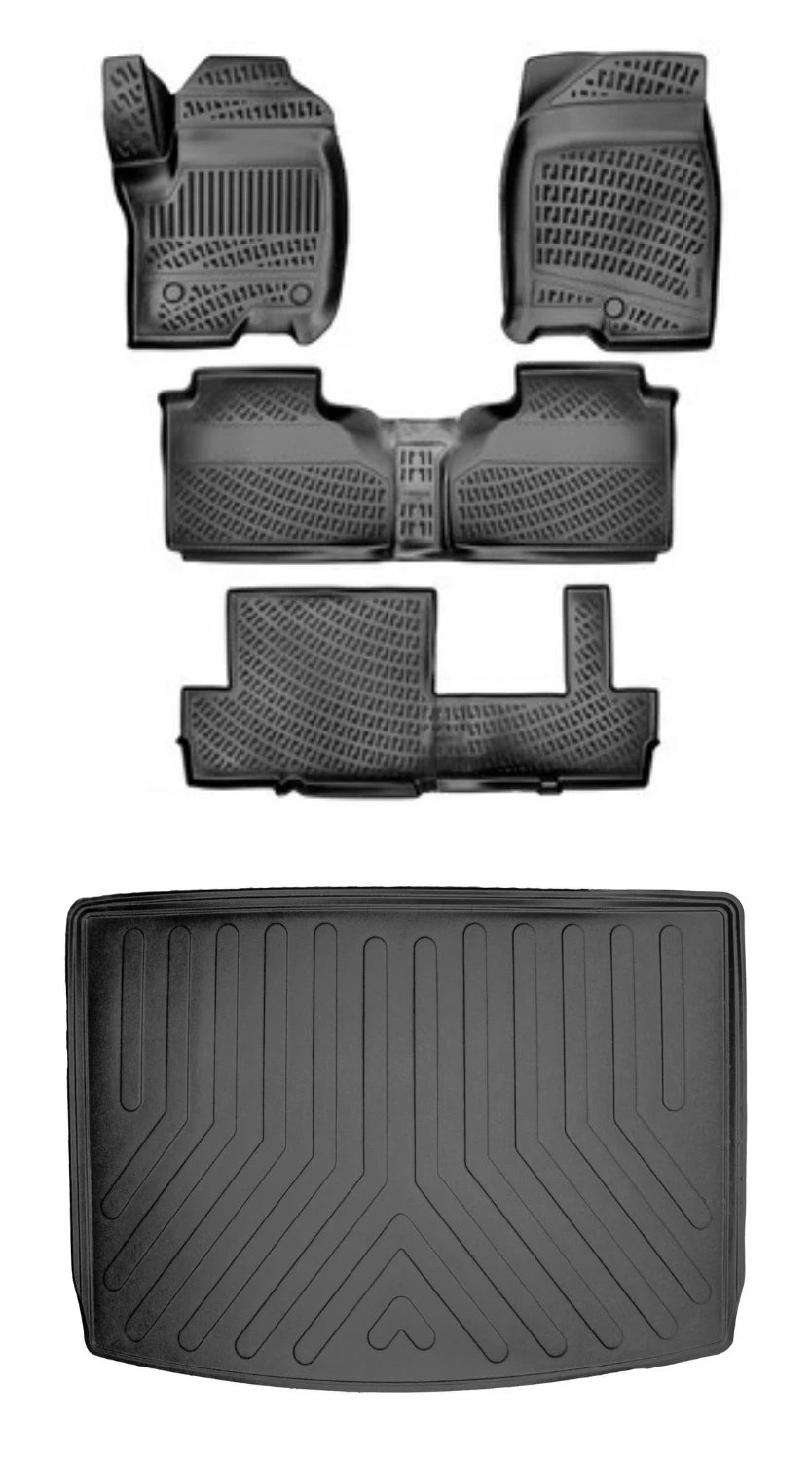 Rizline Chevrolet Suburban 7-8 Koltuklu 2021 Sonrası 3D Araca Özel Paspas ve Bagaj Havuzu Bmy