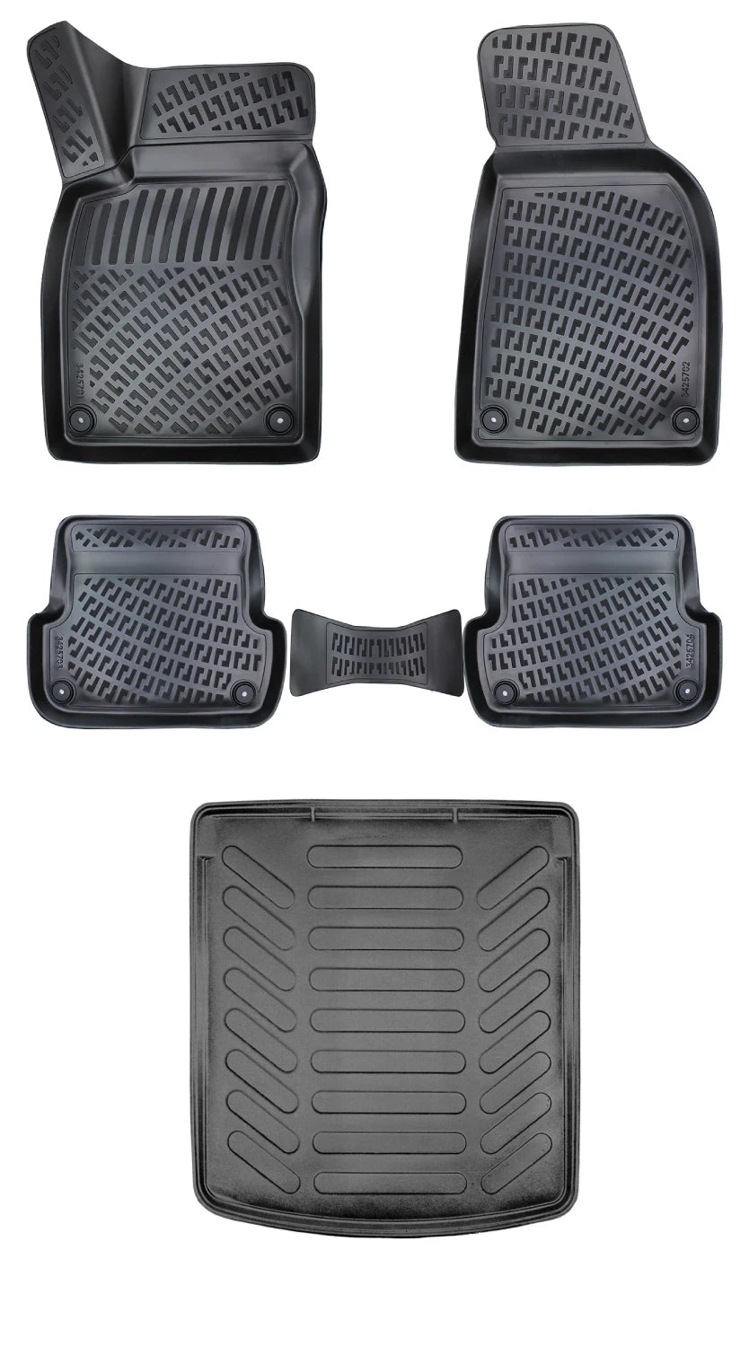 Rizline Seat Exeo 2008-2014 3D Araca Özel Paspas ve Bagaj Havuzu Bmy