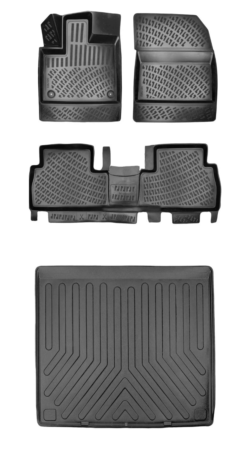 Rizline Citroen Berlingo Seperatörsüz 2019 Sonrası 3D Araca Özel Paspas ve Bagaj Havuzu Bmy