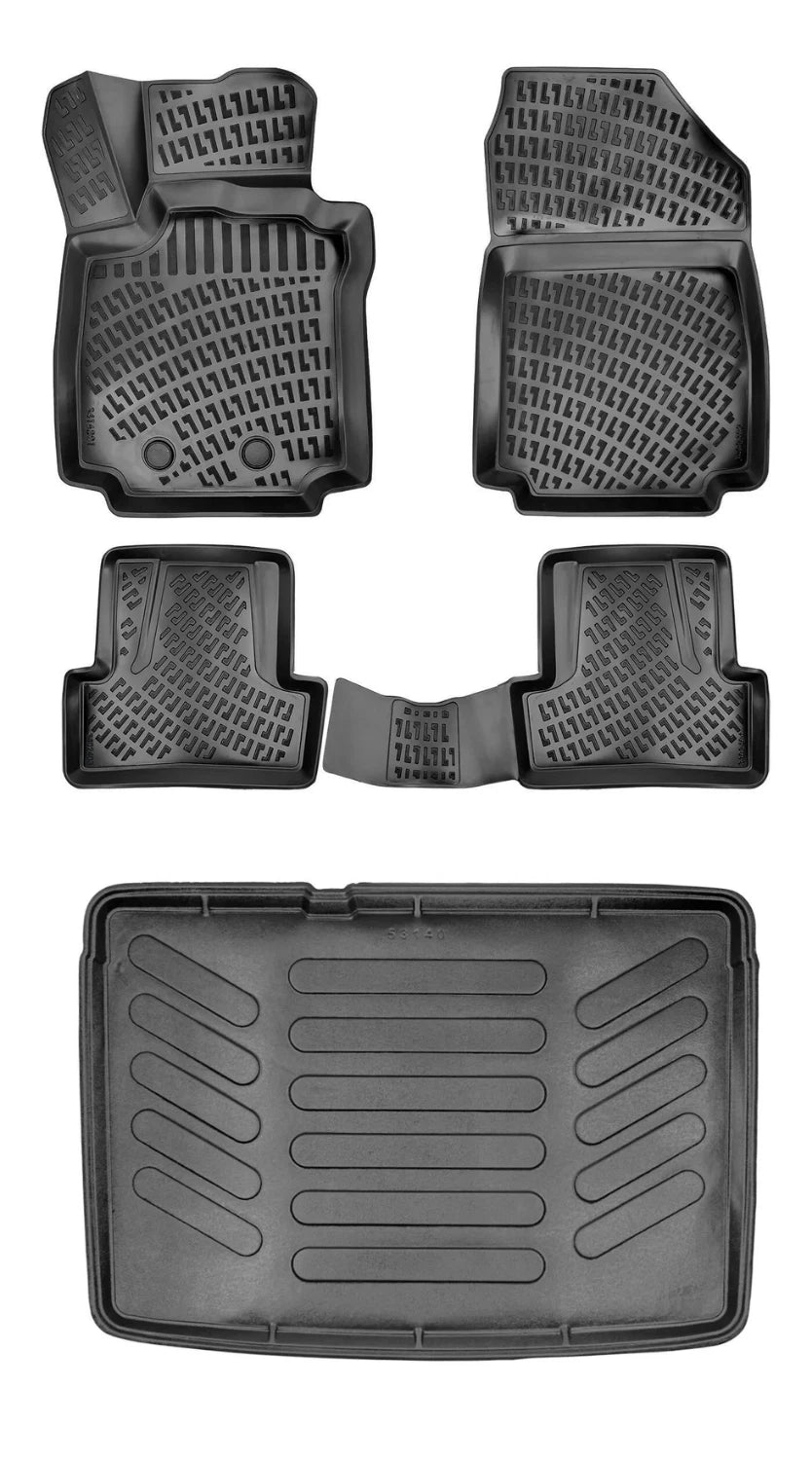 Rizline Renault Clio 3 Hb Kancalı Model 2005-2013 3D Araca Özel Paspas ve Bagaj Havuzu Bmy