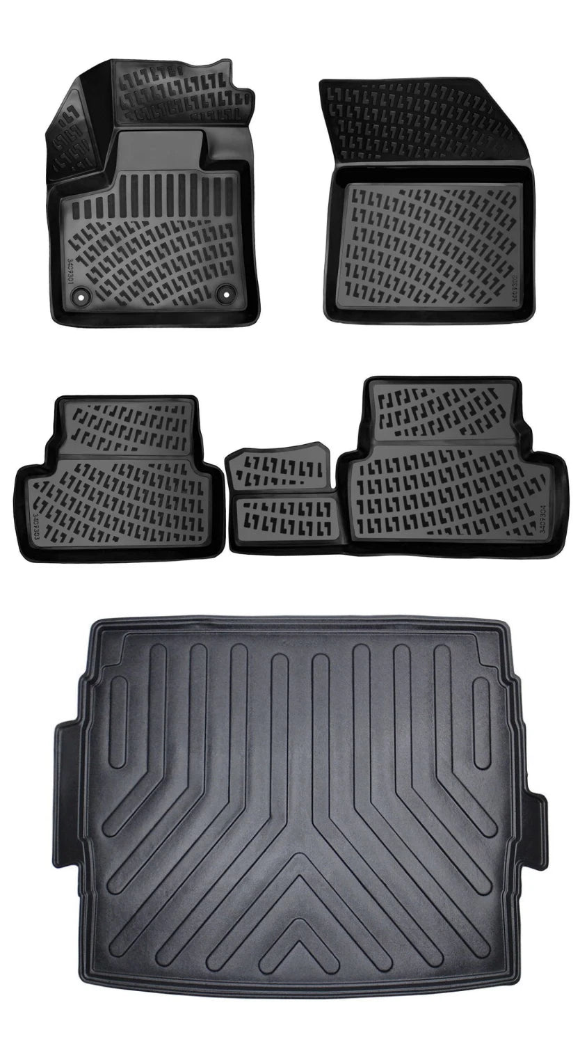 Rizline Opel Grandland Üst Bagaj 2017-2021 3D Araca Özel Paspas ve Bagaj Havuzu Bmy