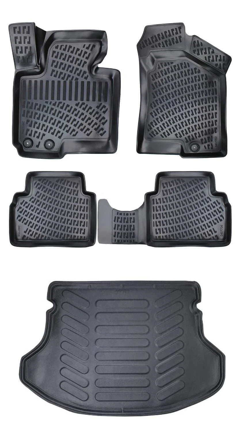 Rizline Kia Sportage 2011-2015 3D Araca Özel Paspas ve Bagaj Havuzu Bmy