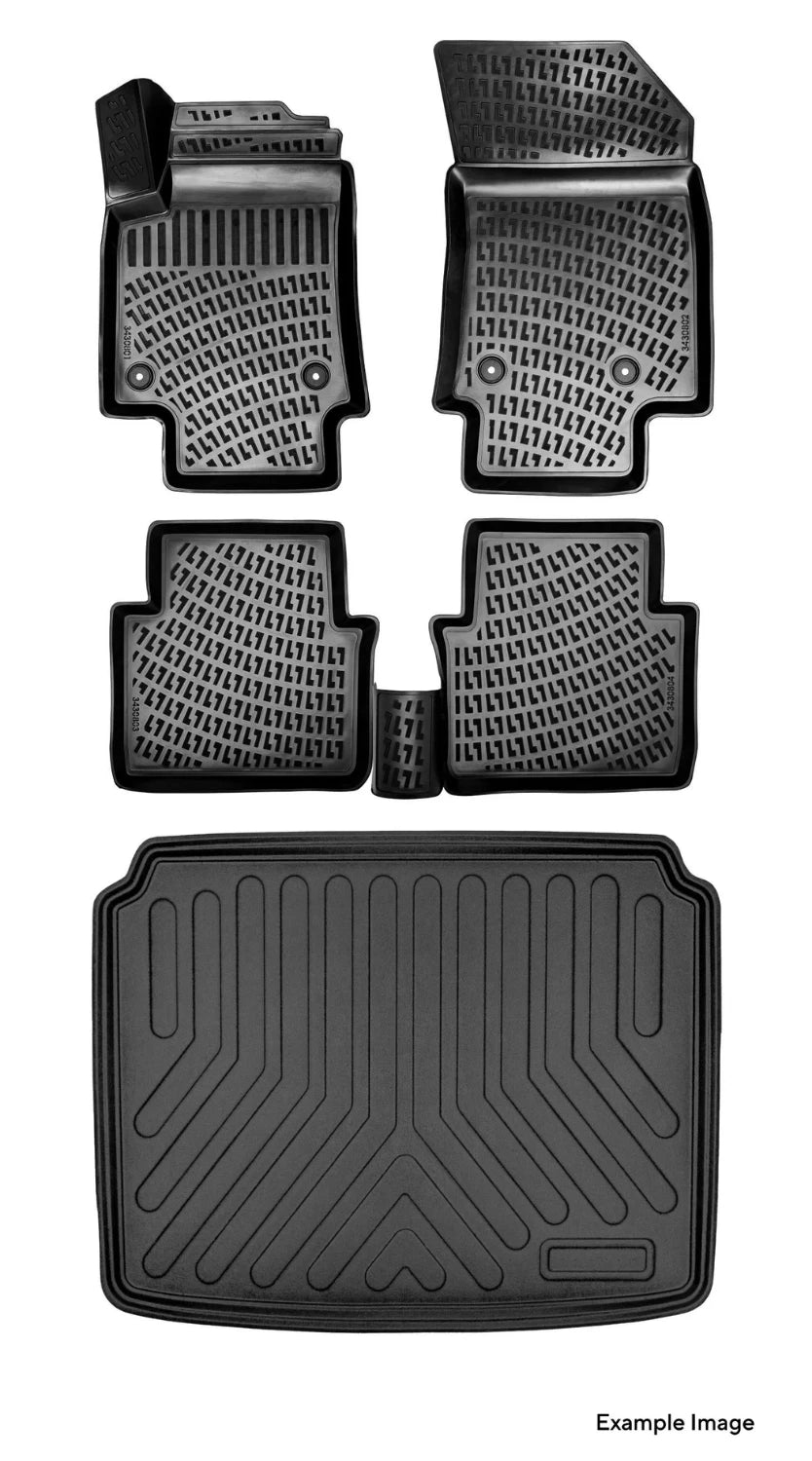 Rizline Opel Crossland X Alt 2017-2020 3D Araca Özel Paspas ve Bagaj Havuzu Bmy