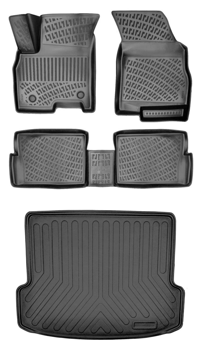 Rizline Chery Tiggo 7 Pro 2020 Sonrası 3D Araca Özel Paspas ve Bagaj Havuzu Bmy