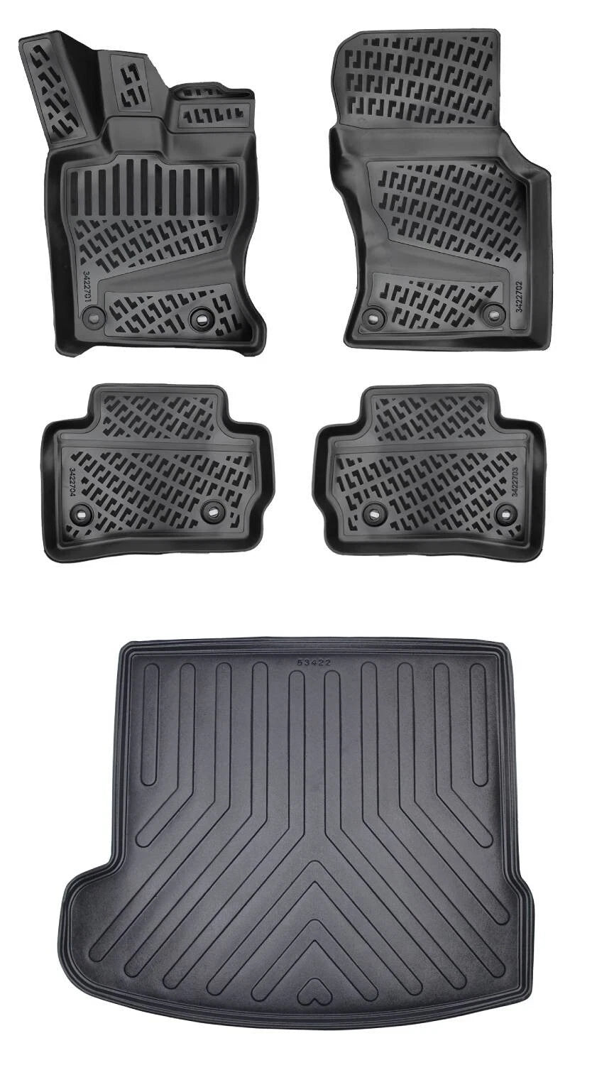 Rizline Land Rover Range Rover Velar 2017-2020 3D Araca Özel Paspas ve Bagaj Havuzu Bmy