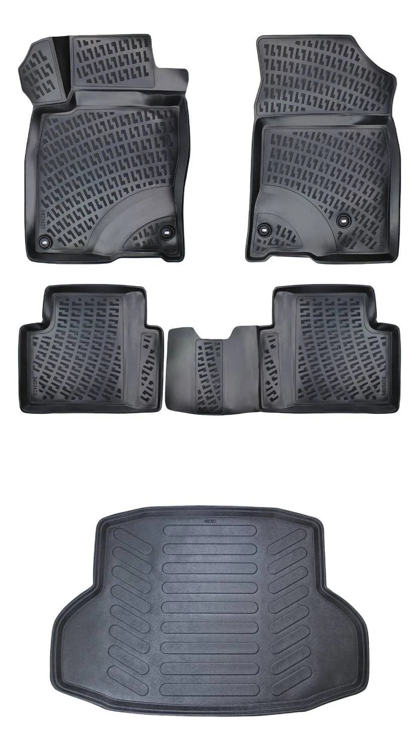 Rizline Honda Civic Sedan 2016-2021 3D Araca Özel Paspas ve Bagaj Havuzu Bmy