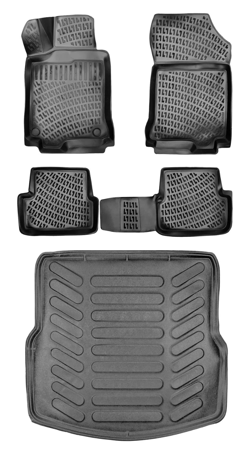 Rizline Renault Laguna 3 2007 Sonrası 3D Araca Özel Paspas ve Bagaj Havuzu Bmy