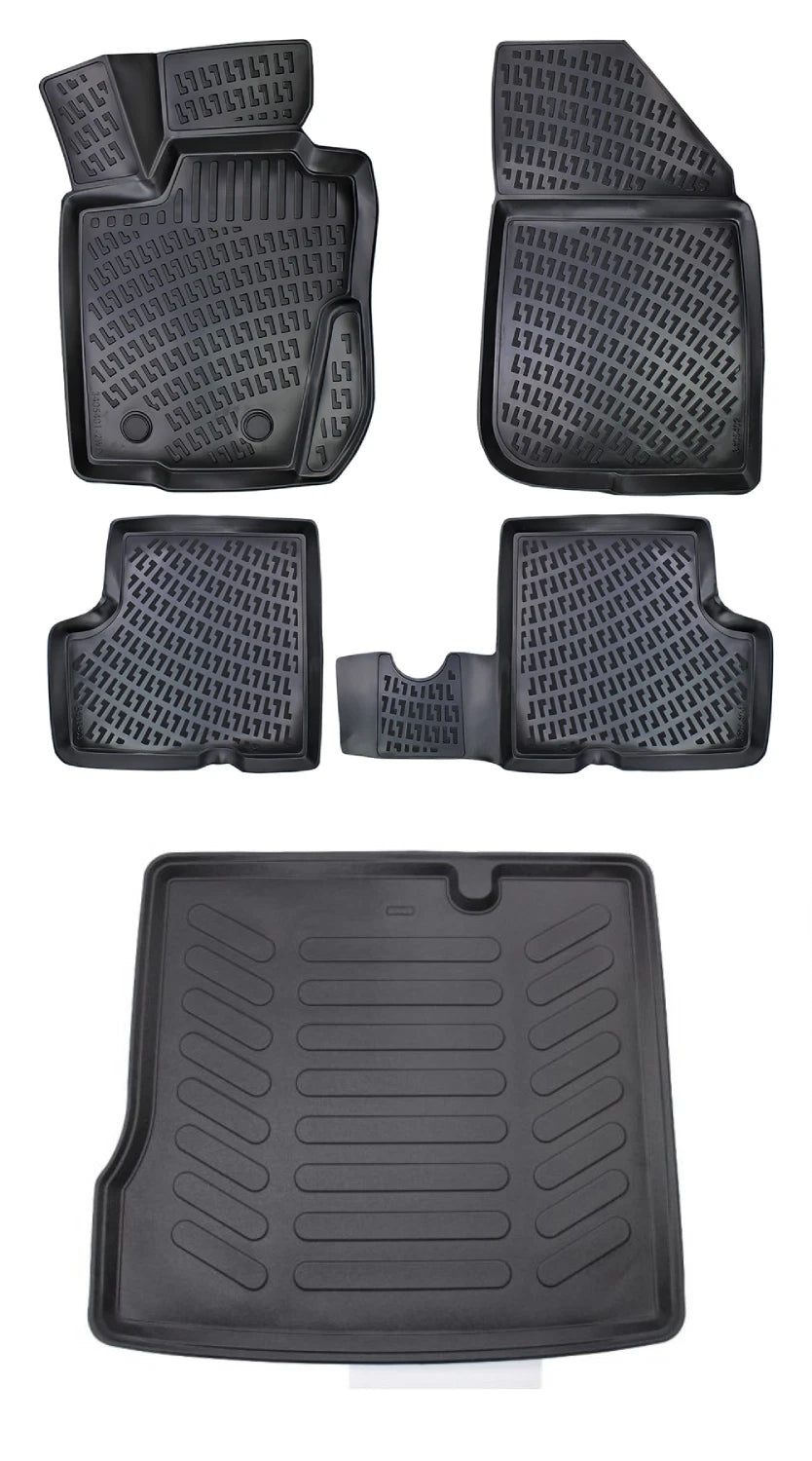 Rizline Dacia Duster 2 Wd (4x2) 2009-2017 3D Araca Özel Paspas ve Bagaj Havuzu Bmy