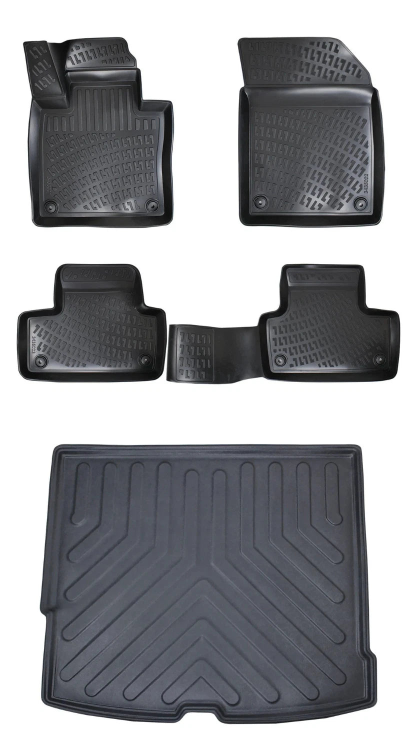 Rizline Volvo XC60 2017 Sonrası 3D Araca Özel Paspas ve Bagaj Havuzu Bmy