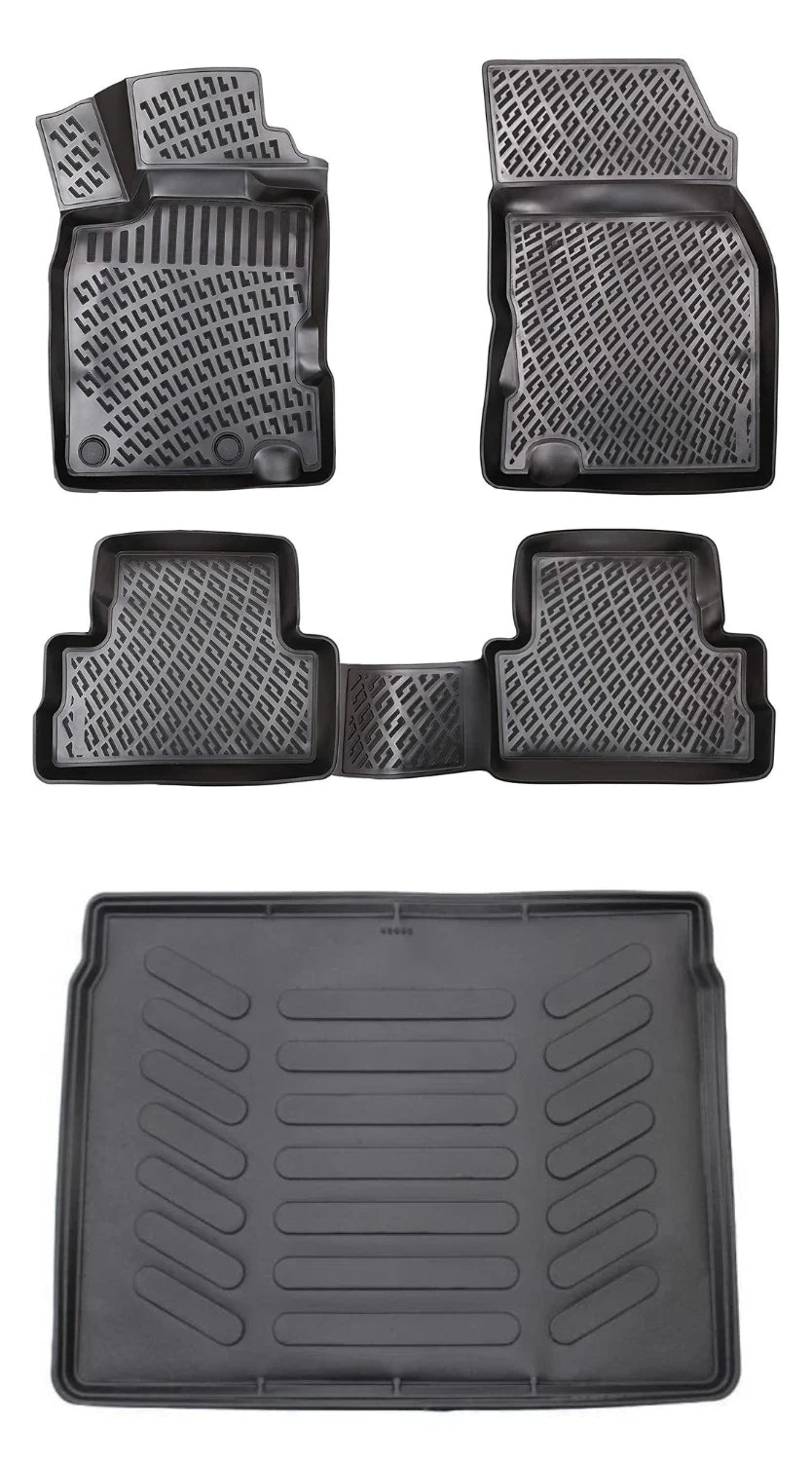 Rizline Renault Kadjar 2015 Sonrası 3D Araca Özel Paspas ve Bagaj Havuzu Bmy