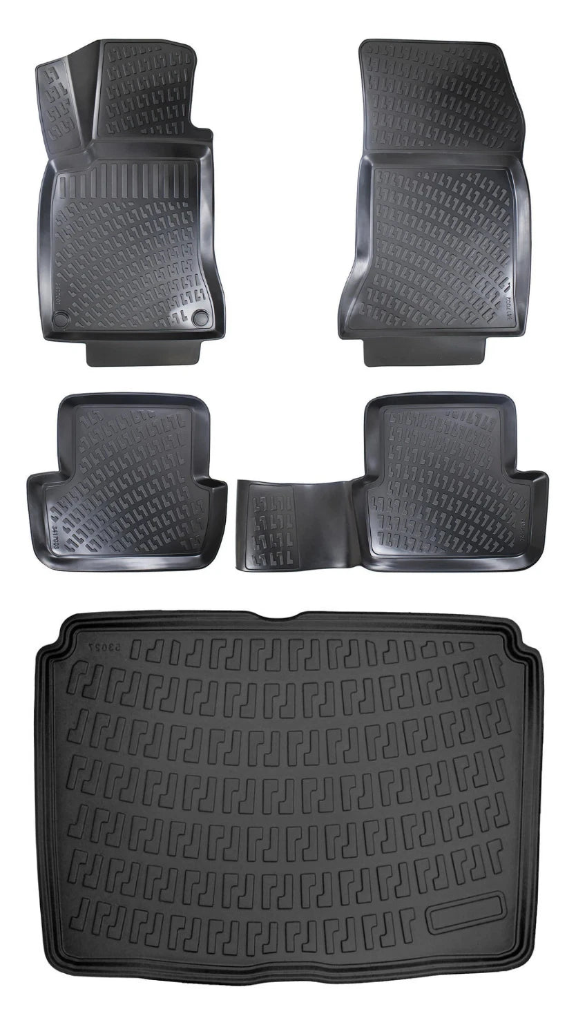 Rizline Mercedes-Benz B Serisi 2018 Sonrası W247 (Alt) 3D Araca Özel Paspas ve Bagaj Havuzu Set Bmy