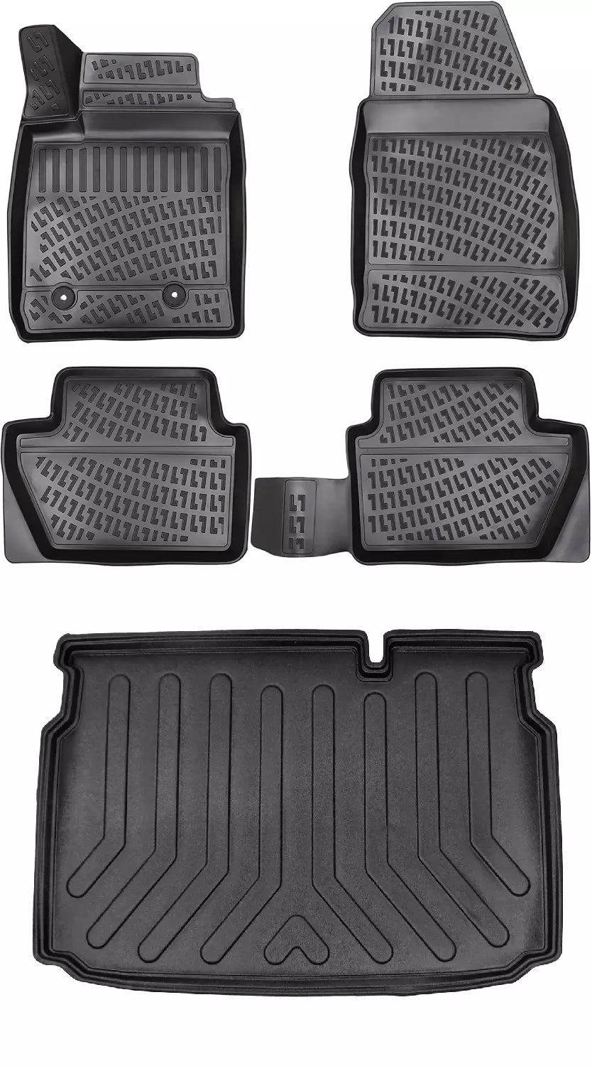 Rizline Ford Ecosport Alt Bagaj 2016 Sonrası 3D Araca Özel Paspas ve Bagaj Havuzu Bmy