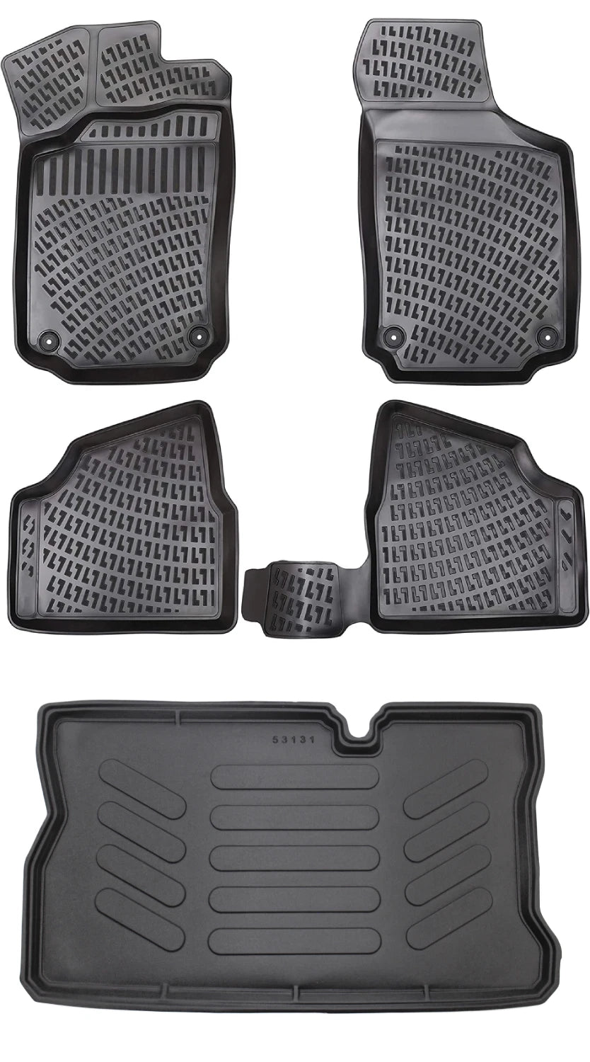 Rizline Opel Corsa C 2000-2006 Sonrası 3D Araca Özel Paspas ve Bagaj Havuzu Bmy