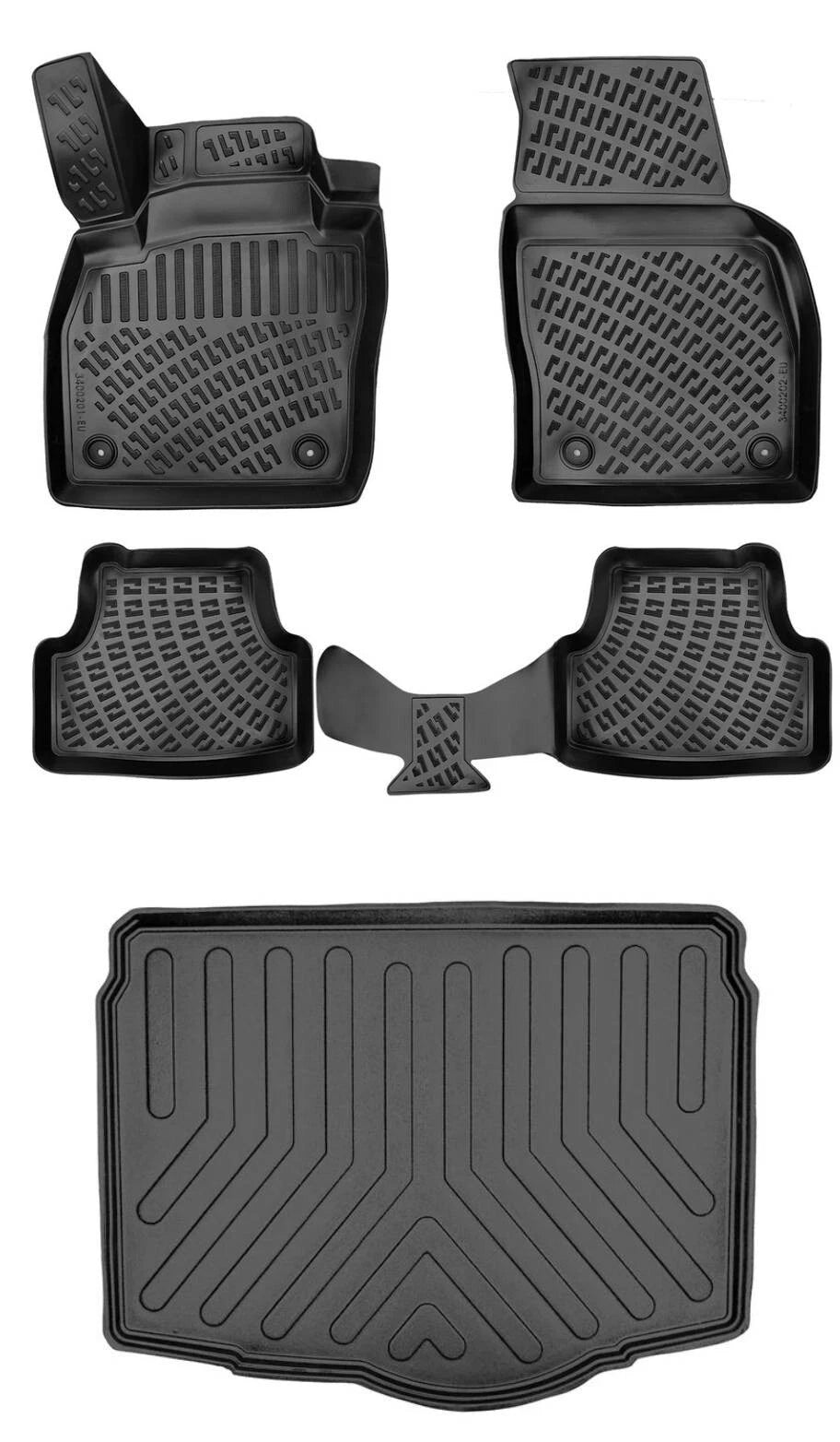 Rizline Volkswagen Taigo Alt Bagaj 2020 Sonrası 3D Araca Özel Paspas ve Bagaj Havuzu Bmy