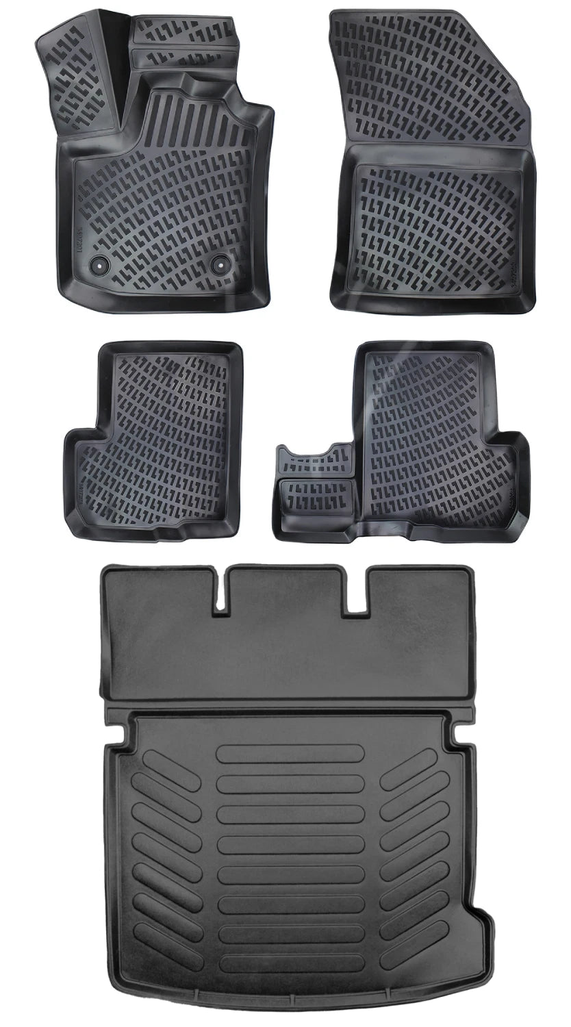 Rizline Dacia Lodgy 2012 Sonrası 3D Araca Özel Paspas ve Bagaj Havuzu Bmy