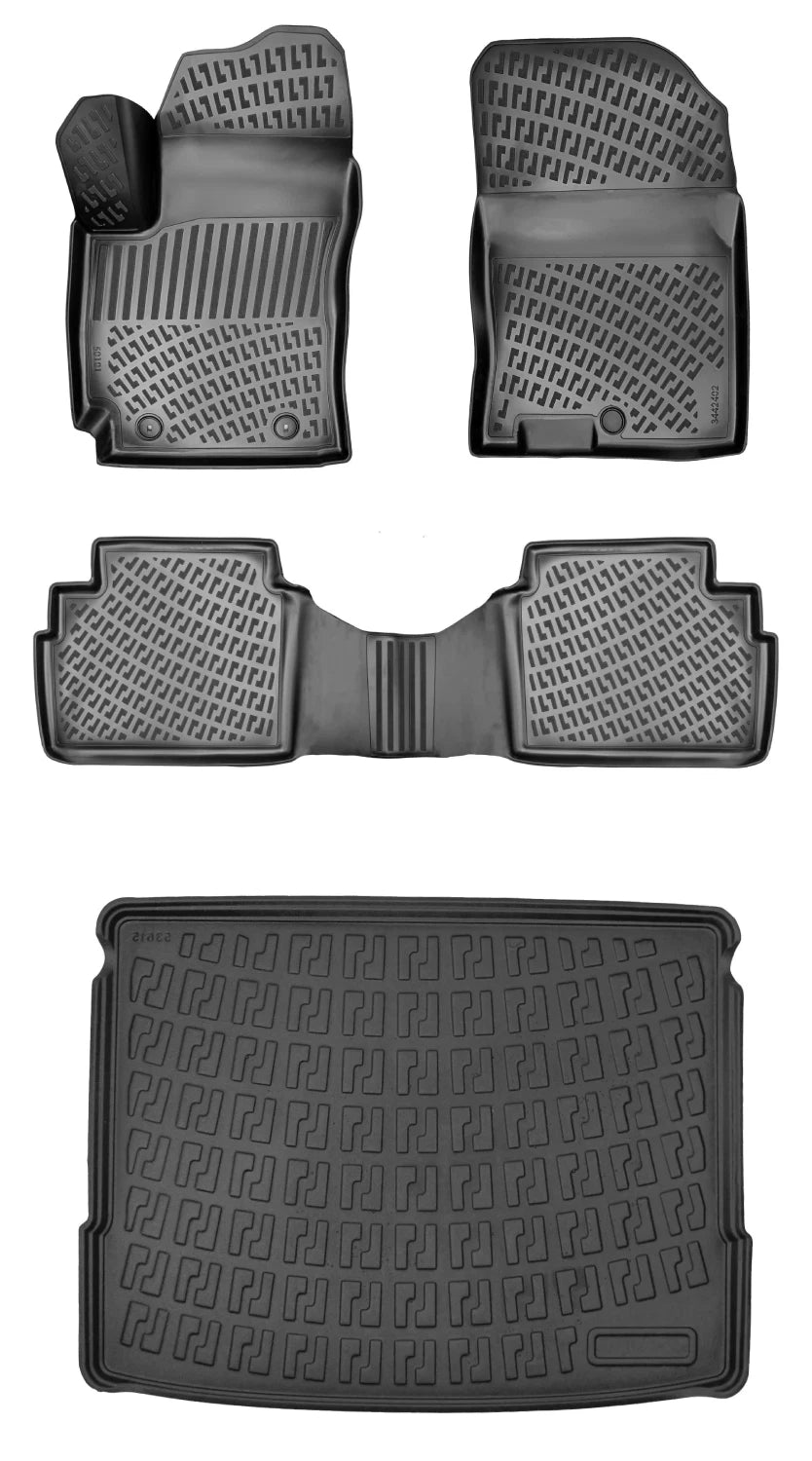 Rizline Hyundai Kona Üst Bagaj 2023 Sonrası 3D Araca Özel Paspas ve Bagaj Havuzu Bmy