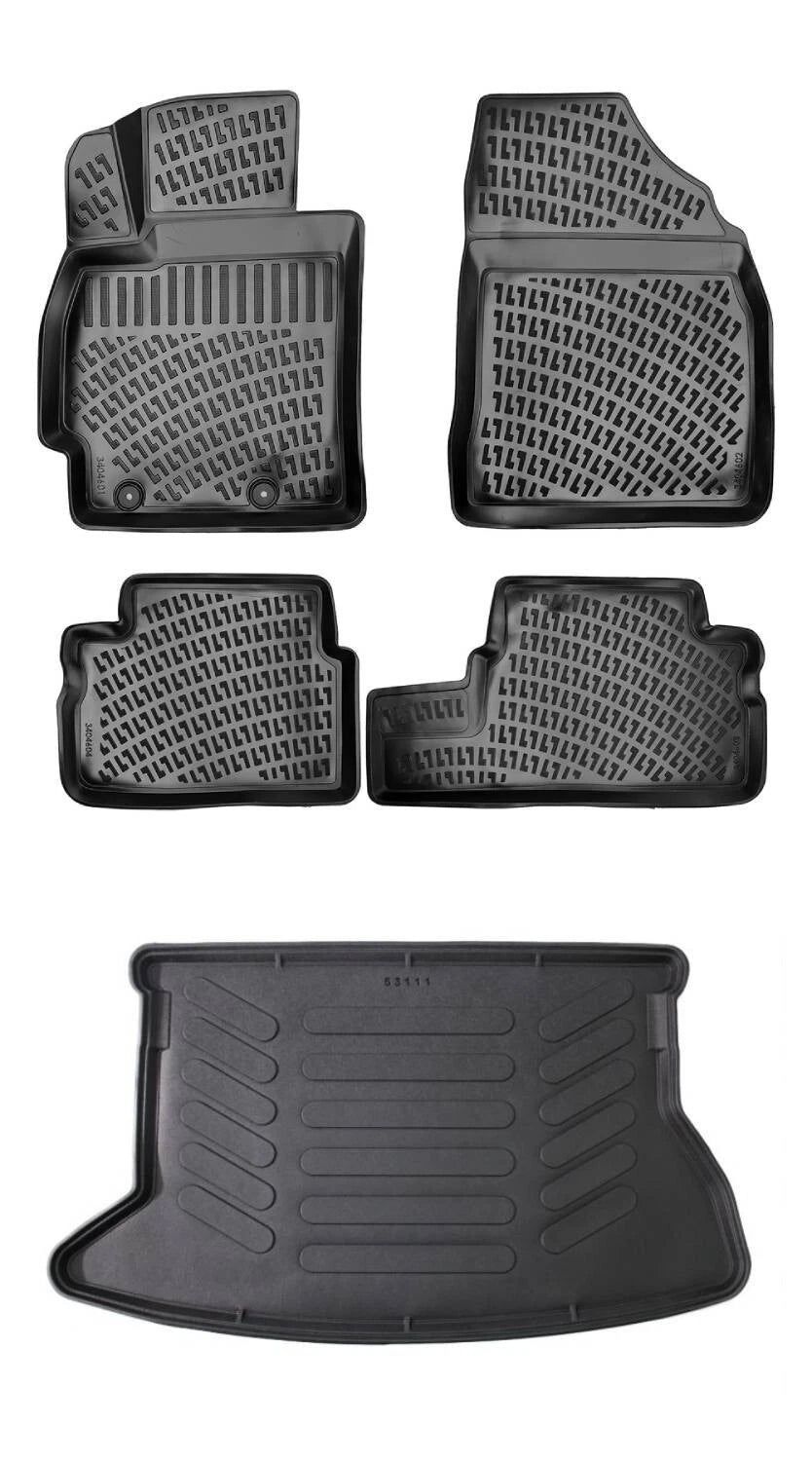 Rizline Toyota Auris 2006-2012 3D Araca Özel Paspas ve Bagaj Havuzu Bmy