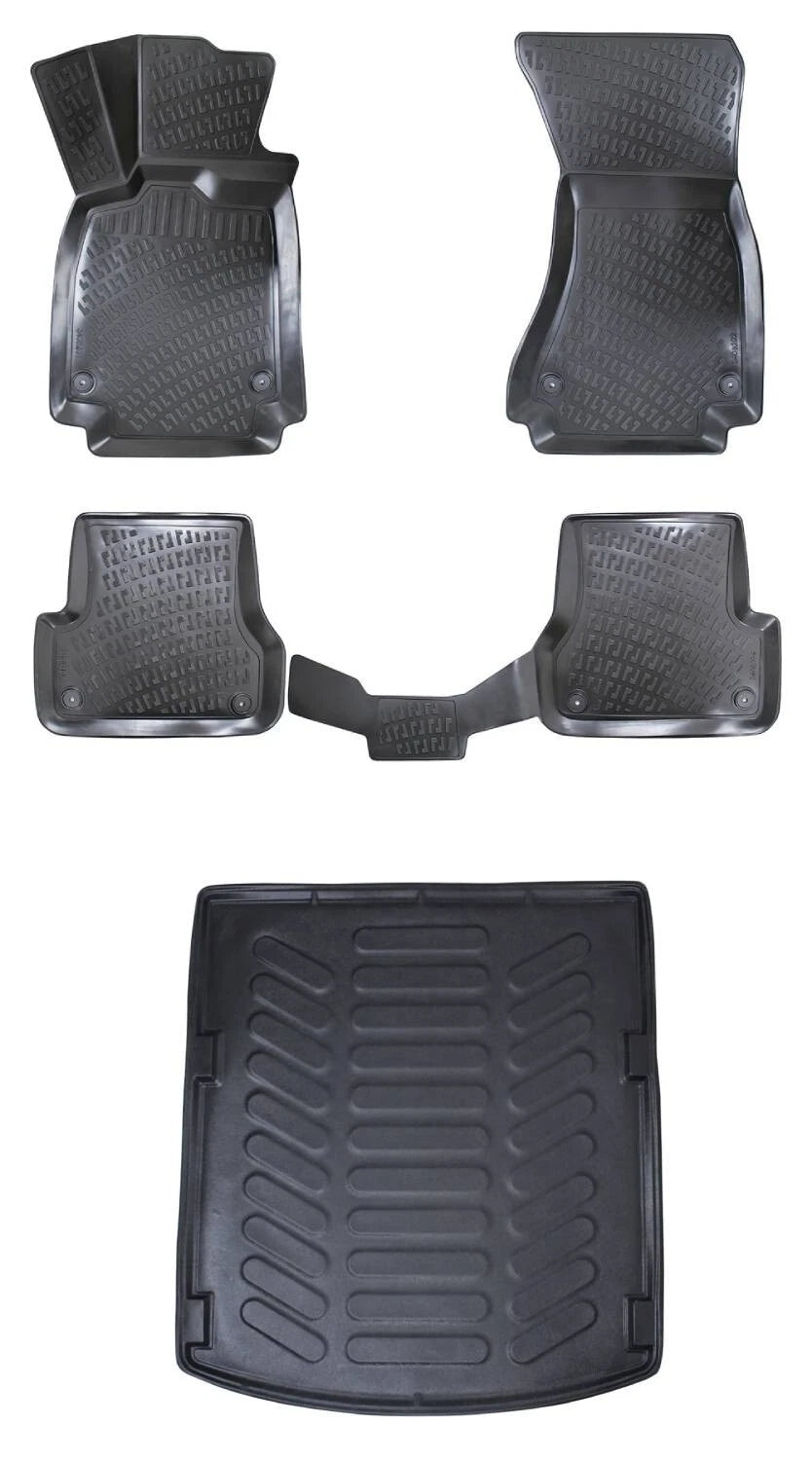 Rizline Audi A6 C7 2015-2018 3D Araca Özel Paspas ve Bagaj Havuzu Bmy