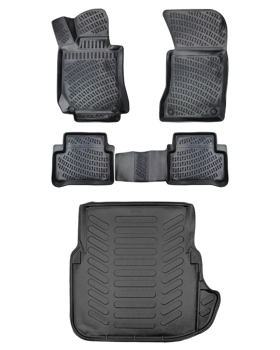 Rizline Mercedes E Serisi W211 2WD 2002-2009 3D Araca Özel Paspas ve Bagaj Havuzu Bmy