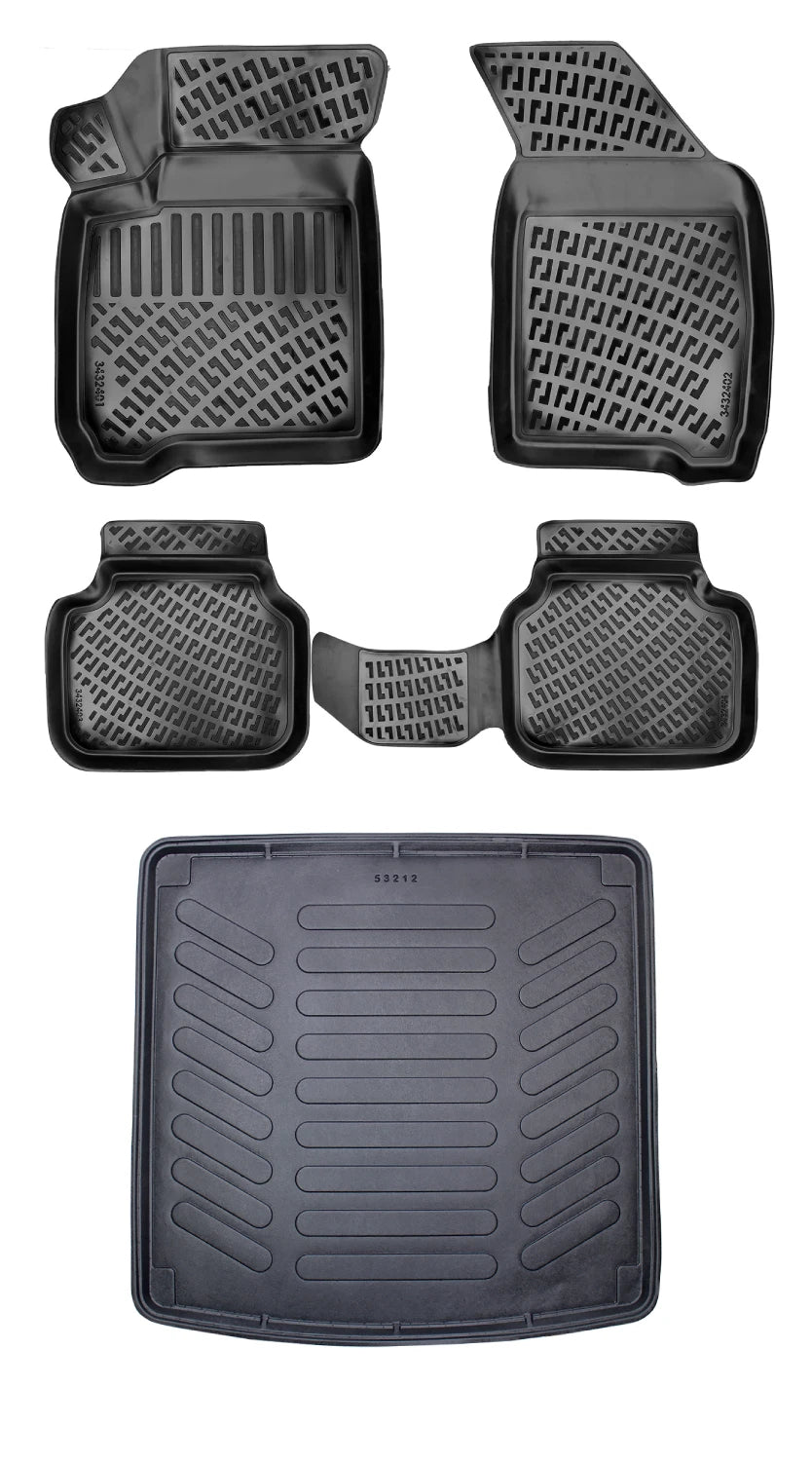 Rizline Fiat Freemont 2009 Sonrası 3D Araca Özel Paspas ve Bagaj Havuzu Bmy