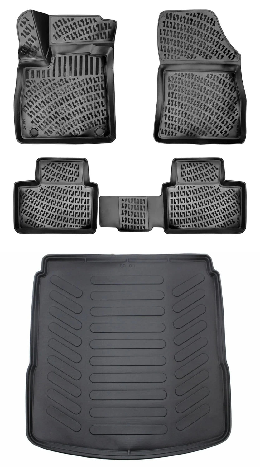 Rizline Renault Talisman 2015 Sonrası 3D Araca Özel Paspas ve Bagaj Havuzu Bmy