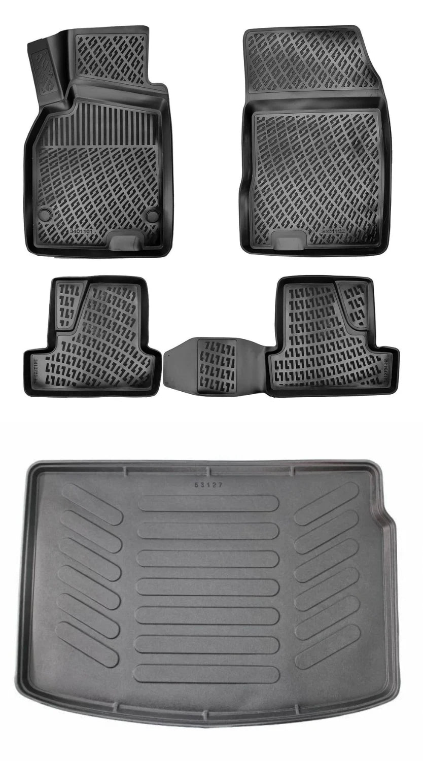 Rizline Renault Megane 3 Hb 2009 -2016 3D Araca Özel Paspas ve Bagaj Havuzu Bmy