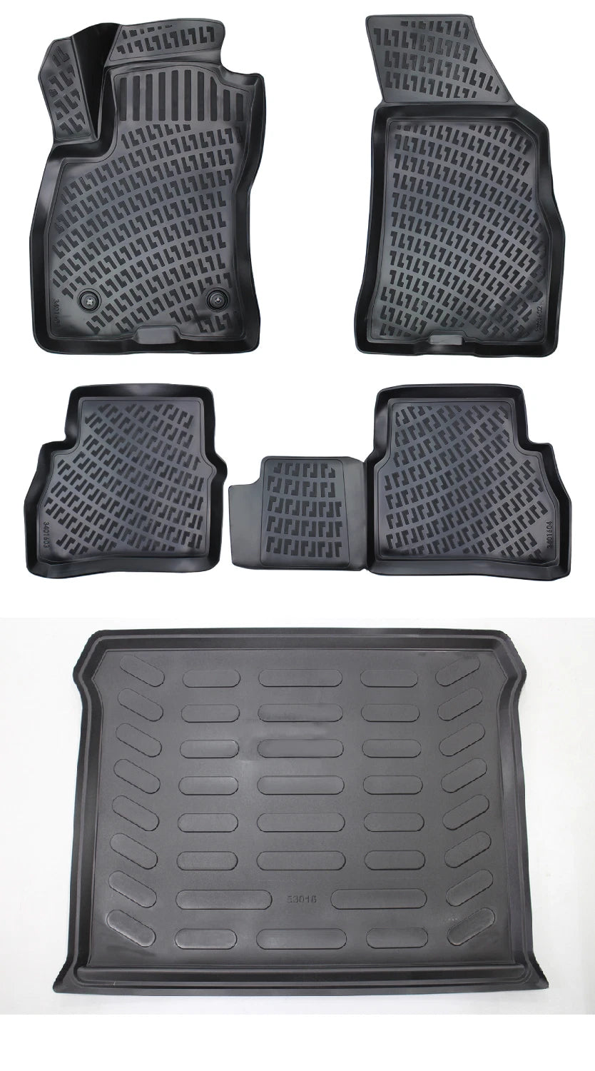 Rizline Fiat Doblo Easy 2010-2015 3D Araca Özel Paspas ve Bagaj Havuzu Bmy