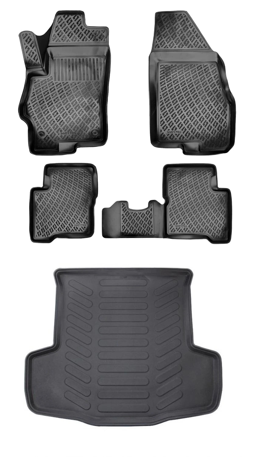 Rizline Fiat Linea 2007 Sonrası 3D Araca Özel Paspas ve Bagaj Havuzu Bmy