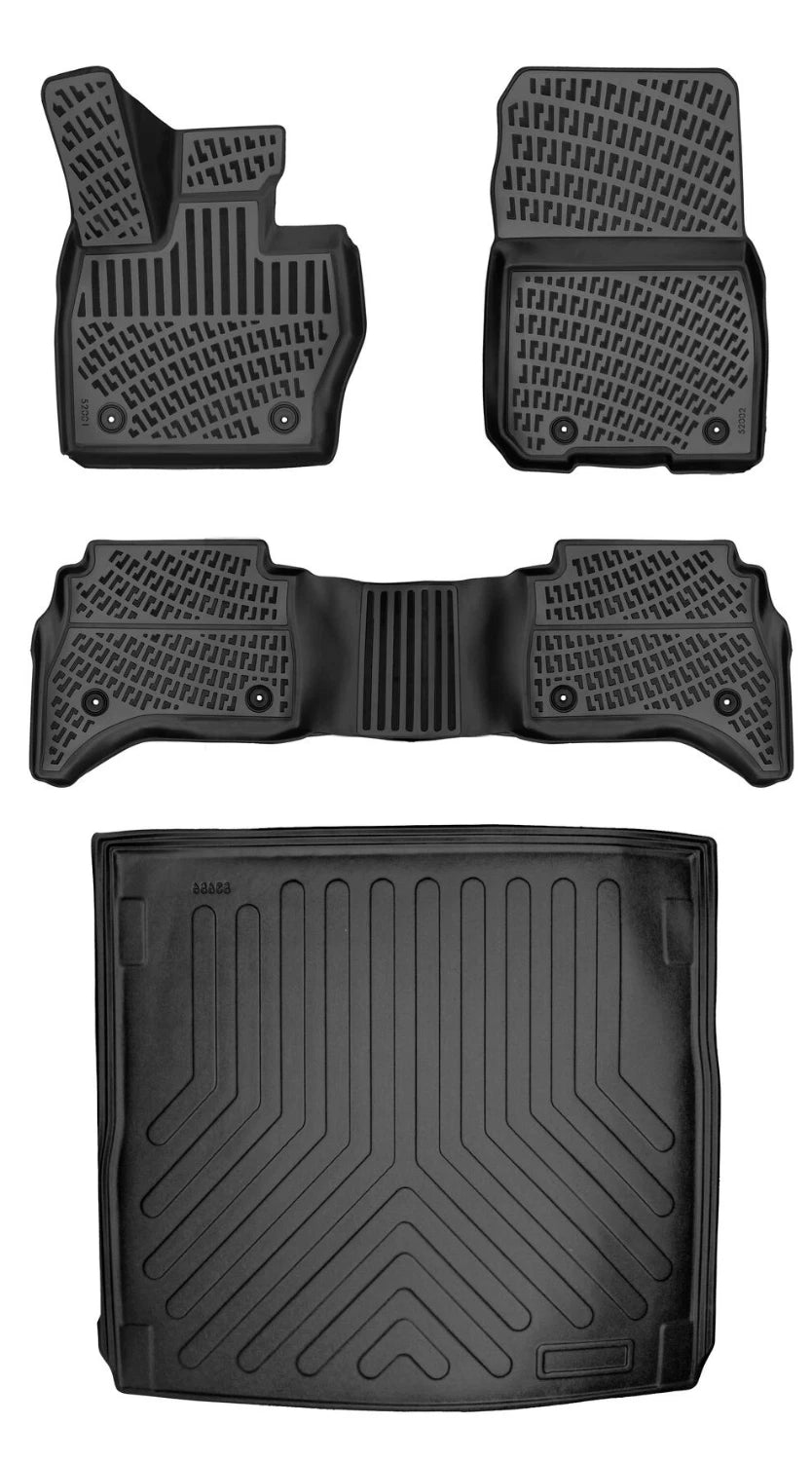 Rizline Land Rover Range Rover Sport 2023 Sonrası 3D Araca Özel Paspas ve Bagaj Havuzu Set Bmy