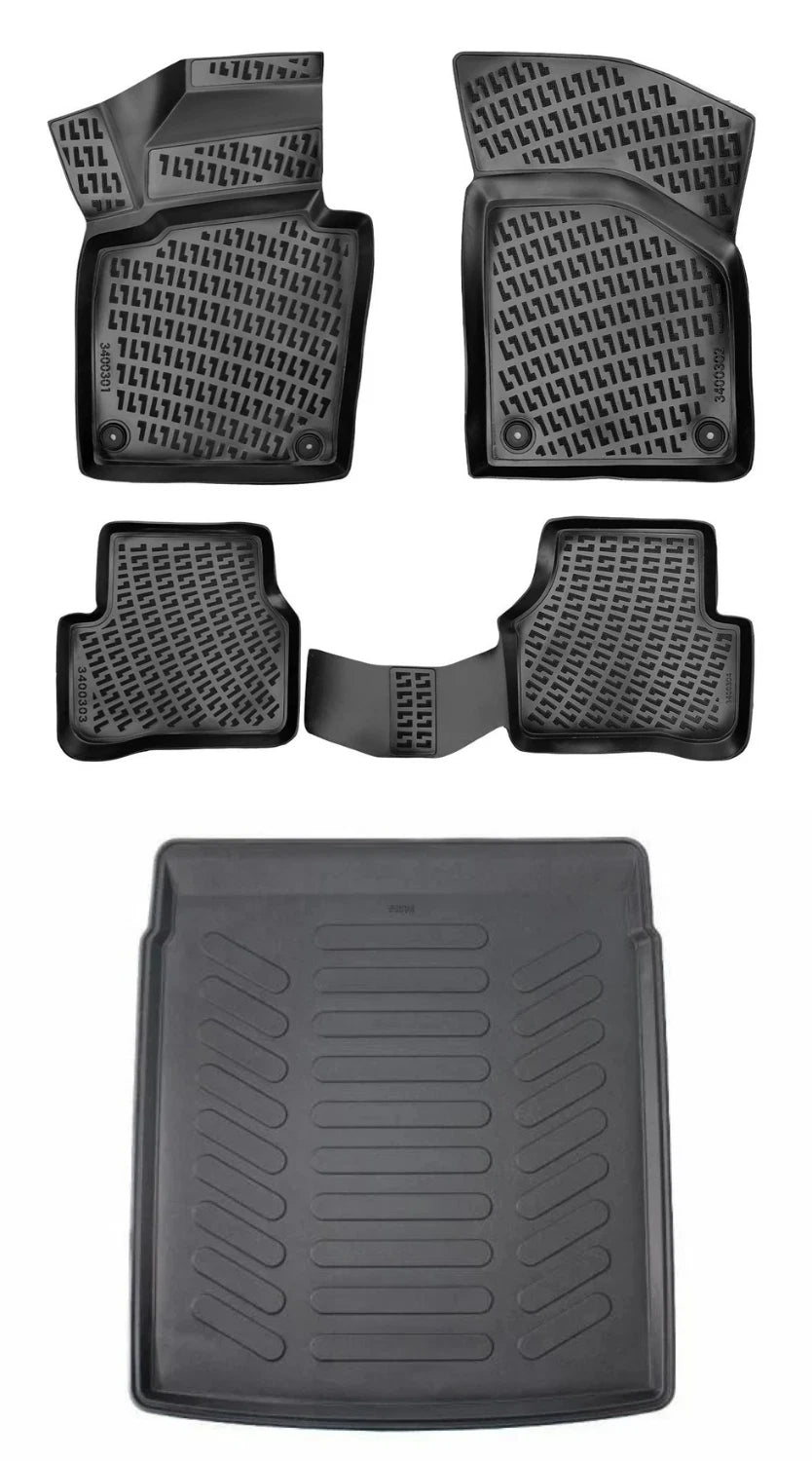 Rizline Volkswagen Passat cc 2012 Sonrası 3D Araca Özel Paspas ve Bagaj Havuzu Bmy