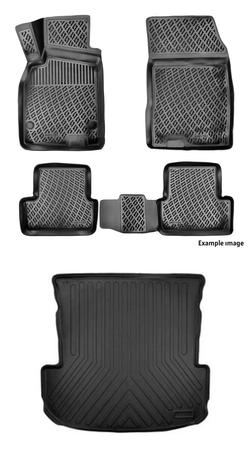 Rizline Hyundai Palisade 5 Koltuklu 2020 Sonrası 3D Araca Özel Paspas ve Bagaj Havuzu Bmy