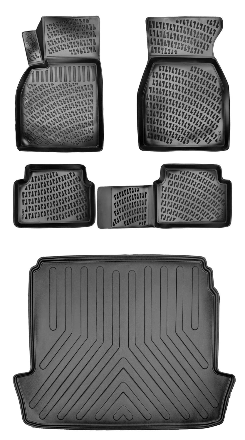 Rizline Renault Megane 2 Sedan 2002-2009 3D Araca Özel Paspas ve Bagaj Havuzu Bmy