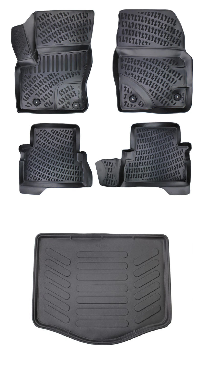 Rizline Ford C-Max 2003-2010 3D Araca Özel Paspas ve Bagaj Havuzu Bmy