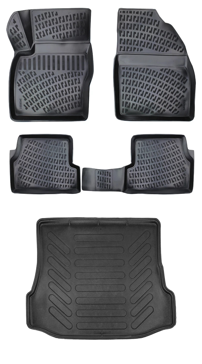 Rizline Ford Focus 1 Sedan 1998-2004 3D Araca Özel Paspas ve Bagaj Havuzu Bmy