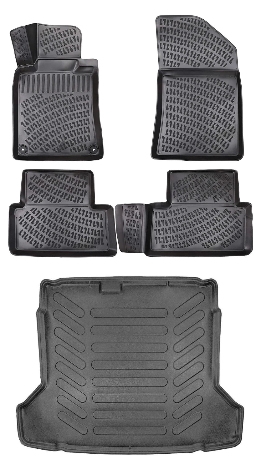 Rizline Peugeot 508 (Access) 2010-2018 3D Araca Özel Paspas ve Bagaj Havuzu Bmy