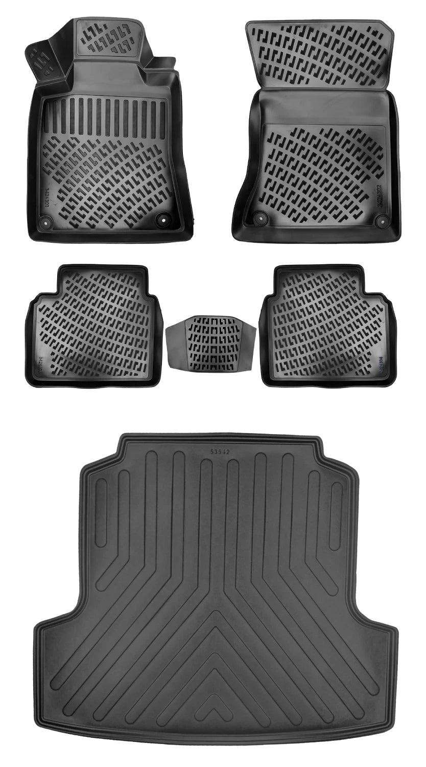 Rizline Nissan Altima 2018 Sonrası 3D Araca Özel Paspas ve Bagaj Havuzu Bmy