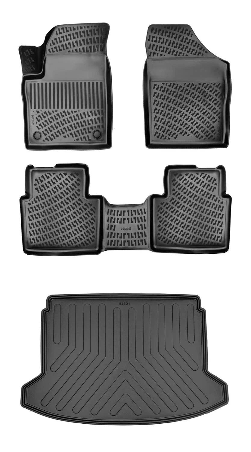 Rizline Dfsk Seres 3 2021 Sonrası 3D Araca Özel Paspas ve Bagaj Havuzu Bmy