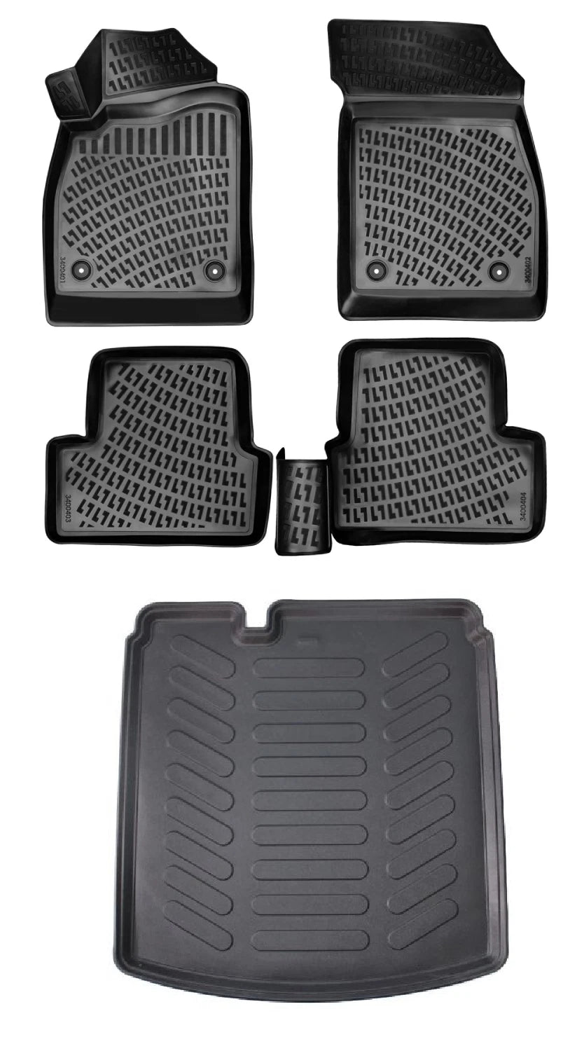 Rizline Opel Astra J Sedan 2009 Sonrası 1.3 CDTI/1.6/1.6T/1.6 CDTI 3D Araca Özel Paspas ve Bagaj Havuzu Bmy