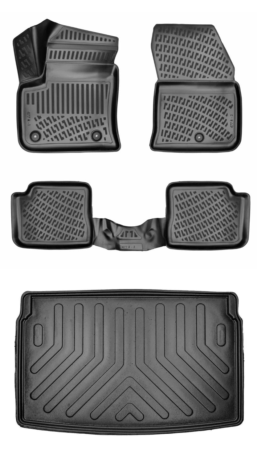 Rizline Opel Mokka Üst Bagaj Elektrikli 2021 Sonrası 3D Araca Özel Paspas ve Bagaj Havuzu Bmy