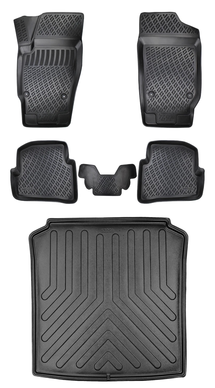 Rizline Seat Cordoba 2002-2008 3D Araca Özel Paspas ve Bagaj Havuzu Bmy