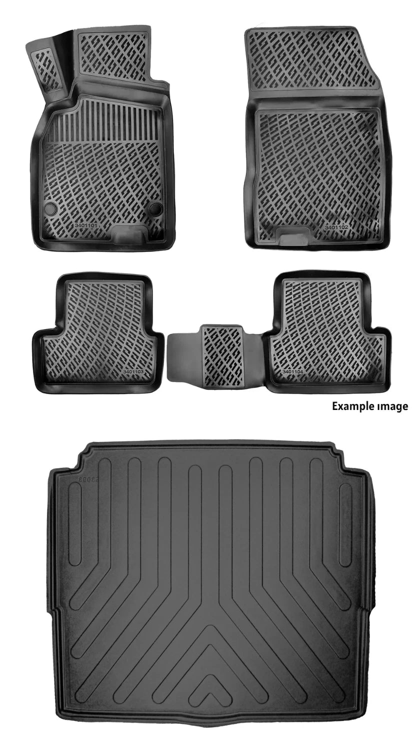 Rizline Peugeot 3008 Gt Line Alt Bagaj 2016-2023 3D Araca Özel Paspas ve Bagaj Havuzu Bmy