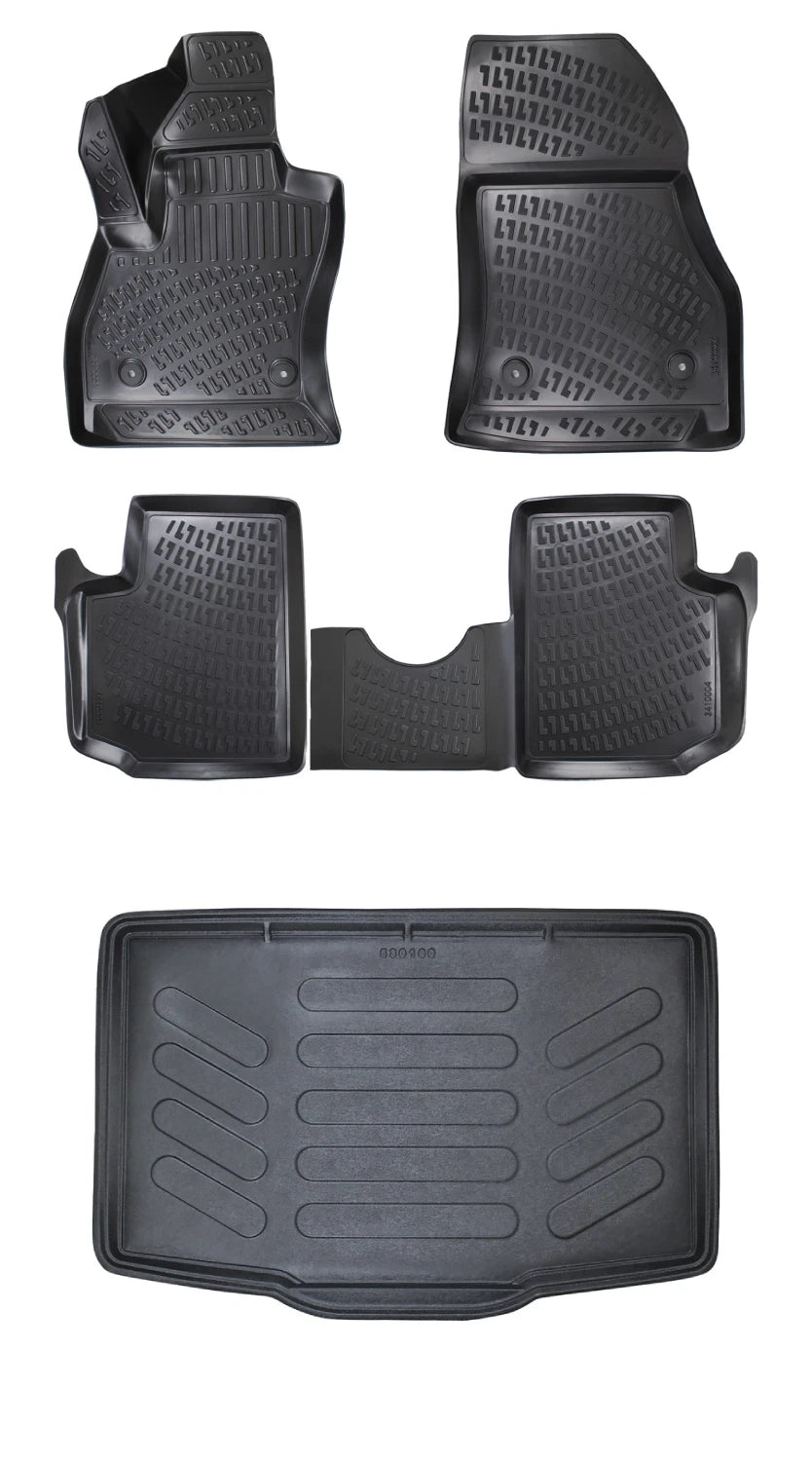 Rizline Fiat 500 L Alt Bagaj 2012-2017 3D Araca Özel Paspas ve Bagaj Havuzu Bmy