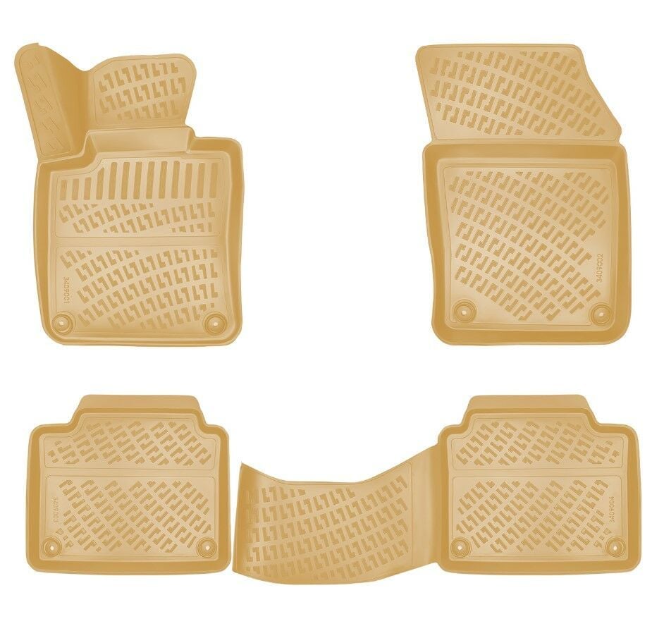 Rizline Volvo S90 2016 Sonrası İle Uyumlu 3D Havuzlu Paspas Bej