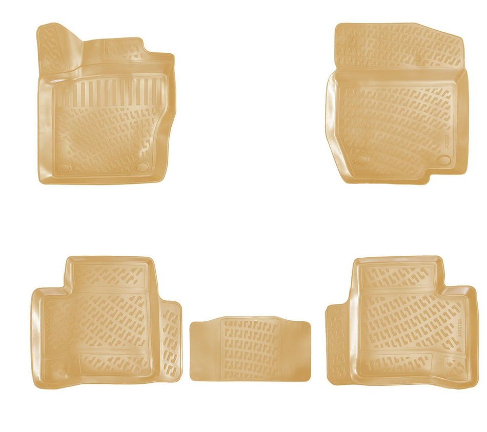 Rizline Mercedes Ml Serisi W164 2006-2011 İle Uyumlu 3D Havuzlu Paspas Bej