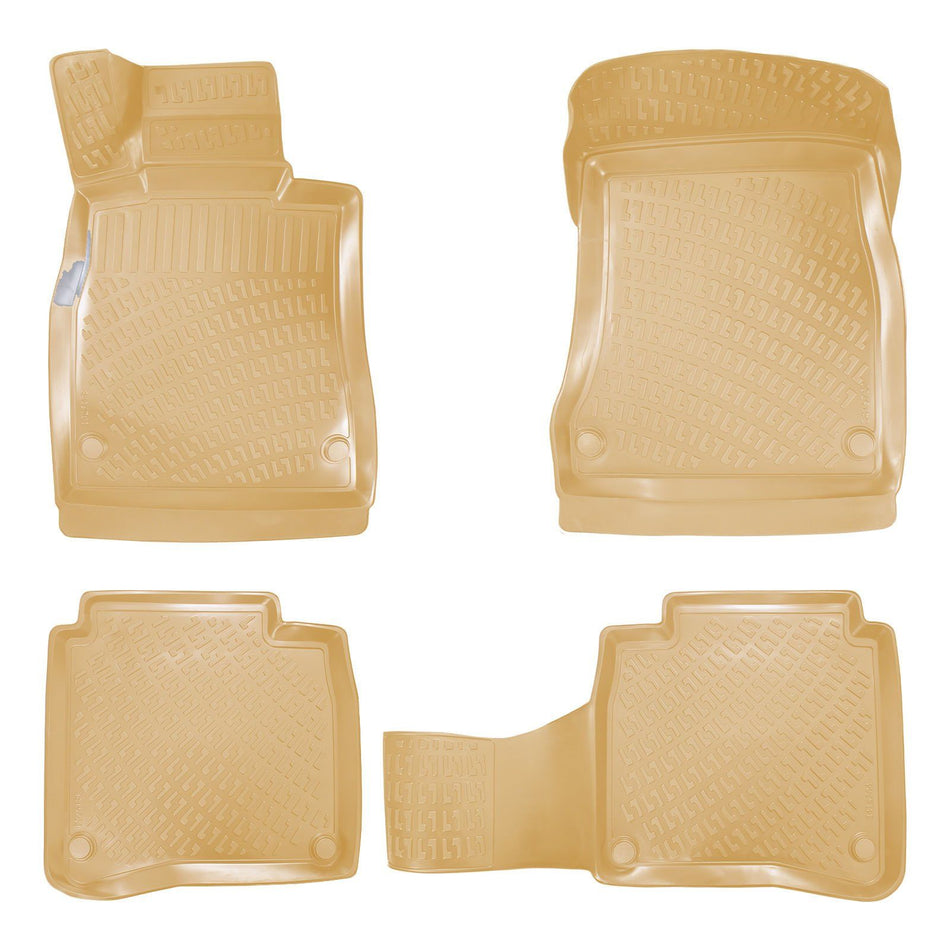 Rizline Mercedes S Serisi W222 2014-2020 İle Uyumlu 3D Havuzlu Paspas Bej